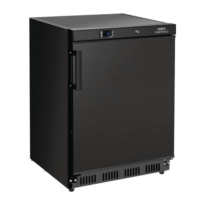 Nisbets Essentials Under Bench Fridge Commercial Refrigerator White 150ltr