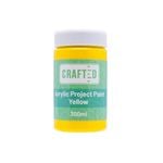 Crafted 300ml Yellow Project Paint