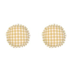 2PK Linen House 45cm Tavola Daffodil Seat Cushion Round
