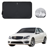 Front Windscreen Sun Shade for Mercedes-Benz C-class 2007 - 2014 Sedan (W204) - Standard 150 x 85 cm - Black