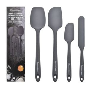 Brunswick Bakers Set 4 Spatulas - Grey