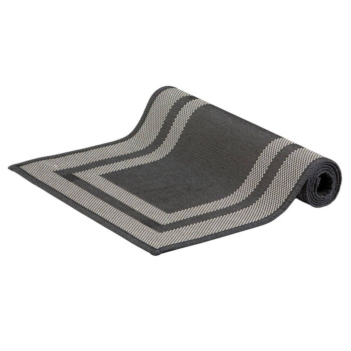 Kenova 55 x 150cm Charcoal Larissa Indoor Rug Runner 