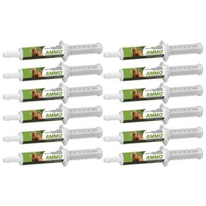 12 x Ceva Ammo Rotational Broad Spectrum Horse Wormer Paste 32.6g