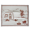 Fab Habitat 270x360cm Campsite Beige & Brown Foldable Waterproof Large Camping Carpet For Outdoor