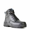 Bata Industrials Black Saturn Leather Lace-Up Safety Boots - Size 6.5