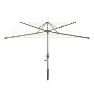 Hills 55m Medium Rotary Clothesline - 8 Line Pale Eucalypt