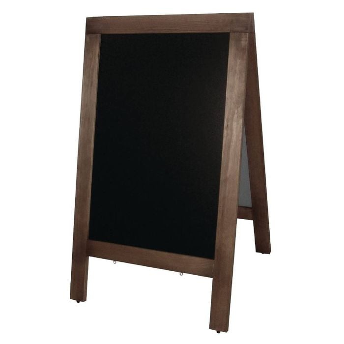 Olympia Pavement Board Double Sided Chalkboard Sign 700 X 1200mm Display Advertising