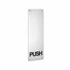 Delf Trade 300 x 100mm Stainless Steel Push Plate