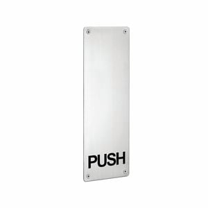 Delf Trade 300 x 100mm Stainless Steel Push Plate