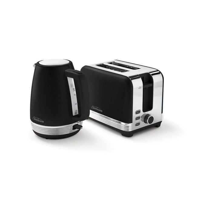 Sunbeam The Chic Collection Breakfast Pack Up Toaster Black