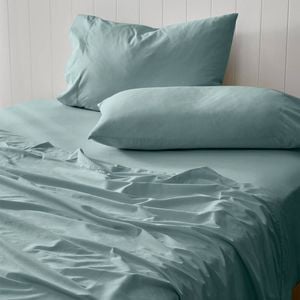MyHouse Washed Cotton Sheet Set - Haze - Super King
