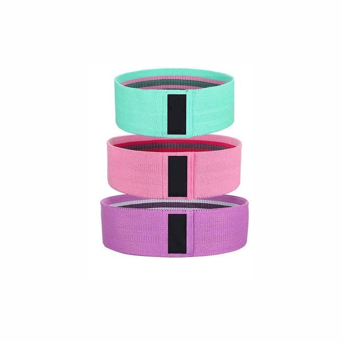 Resistance Bands Set-3 Hip Circle Loop Bands Workout Exercise Guide & Bag