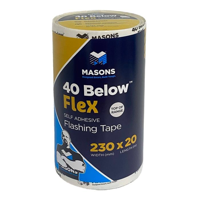 Masons 230mm x 20m 40 Below Flex