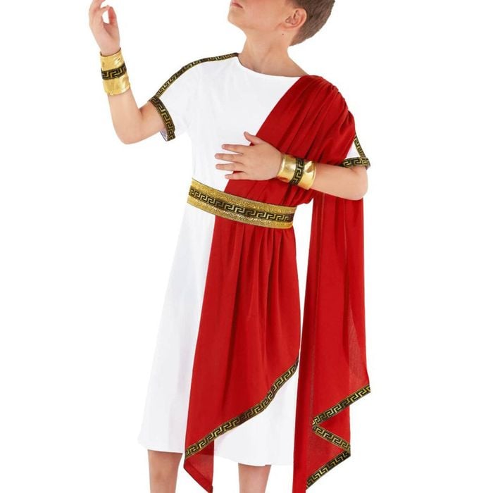 Ancient Boys Roman Toga Costume - Small