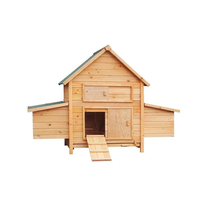 Furtastic Wooden Chicken Coop & Rabbit Hutch With Ramp Nesting Boxes