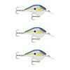 3x Rapala Dives to 8ft 5cm Crankbait Fishing Lures - Helsinki Shad