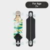 Decathlon - Longboard 100 Drop - Floral - One Size