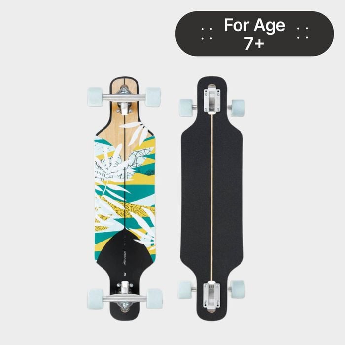 Decathlon - Longboard 100 Drop - Floral - One Size