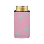 Stubbyz Palm Trees Aqua Pink Stubby Cooler Slim