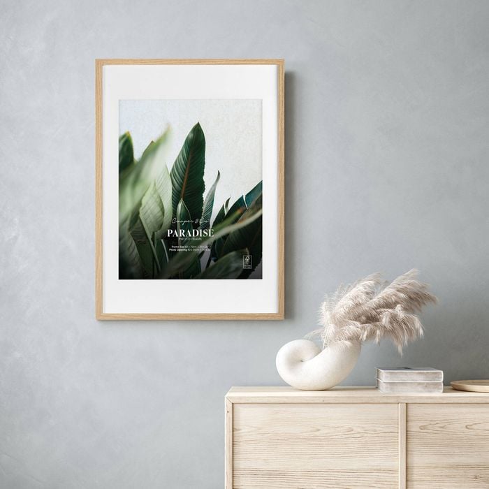 Cooper & Co. 50x70cm Mat to 40x50cm Oak Premium Paradise Wooden Photo Frame