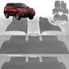 6D Diamond Car Floor Mats for Toyota Prado 2013-2024-Ultimate Set-Grey-Outback GT