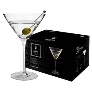 Argon Tableware Hoxton Crystal Martini Glasses - 260ml - Pack Of 24