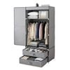 Artiss Wardrobe Grey 75x42x160cm