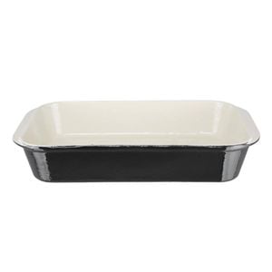 Vogue Roasting Dish Cast Iron Black 5ltr Kitchen Ovenware