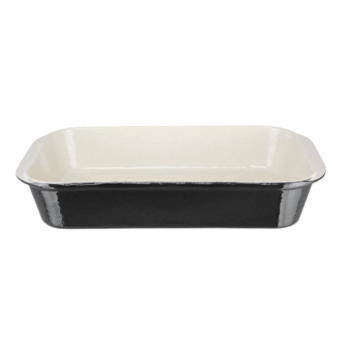 Vogue Roasting Dish Cast Iron Black 5ltr Kitchen Ovenware