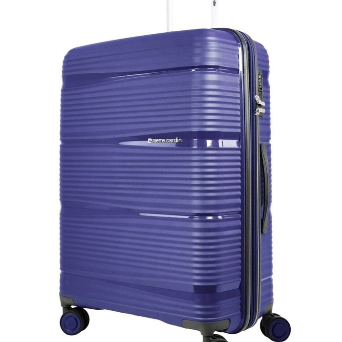 Pierre Cardin Normandy Medium 117L Hard Shell Case Suitcase Travel Luggage Lilac