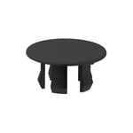 Kinetic 20mm Black Matte ABS Basin Overflow Solid