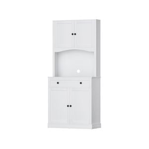 Artiss Buffet Sideboard Hutch Cabinet - Beini White