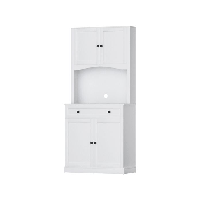 Artiss Buffet Sideboard Hutch Cabinet - BEINI White