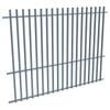 ProtectorAl 1201-2399W x 1800H Deep Ocean Aluminium Batten Pool Fence Panel with Mid Rail