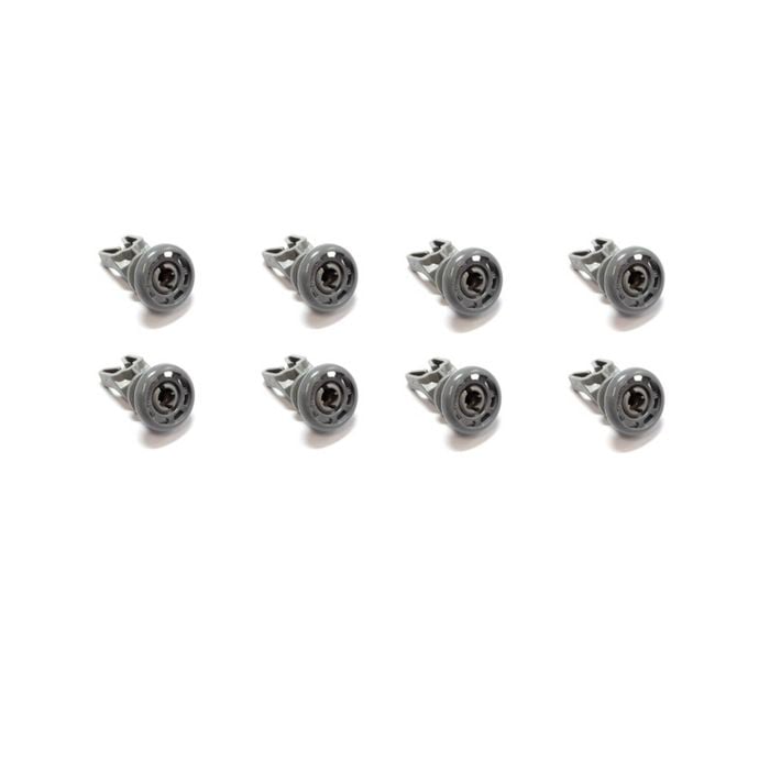 X8 Genuine Oem Dishwasher Upper Top Basket Rack Wheels Assembly 1885800300assy, Suits Euromaid, Baumatic