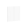 Kaboodle 600mm Nougat Truffle V-Groove Rangehood Doors - 2 Pack