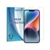 3 Pack MEZON iPhone 14 (6.1") Hydrogel Film Clear Screen Protectors