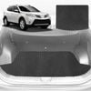 6D Diamond Car Boot Mat for Toyota RAV4 (XA40)2013-2018-Cargo Mat-Black-Outback GT