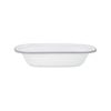 Argon Tableware White Enamel Pie Dish - 25.5cm