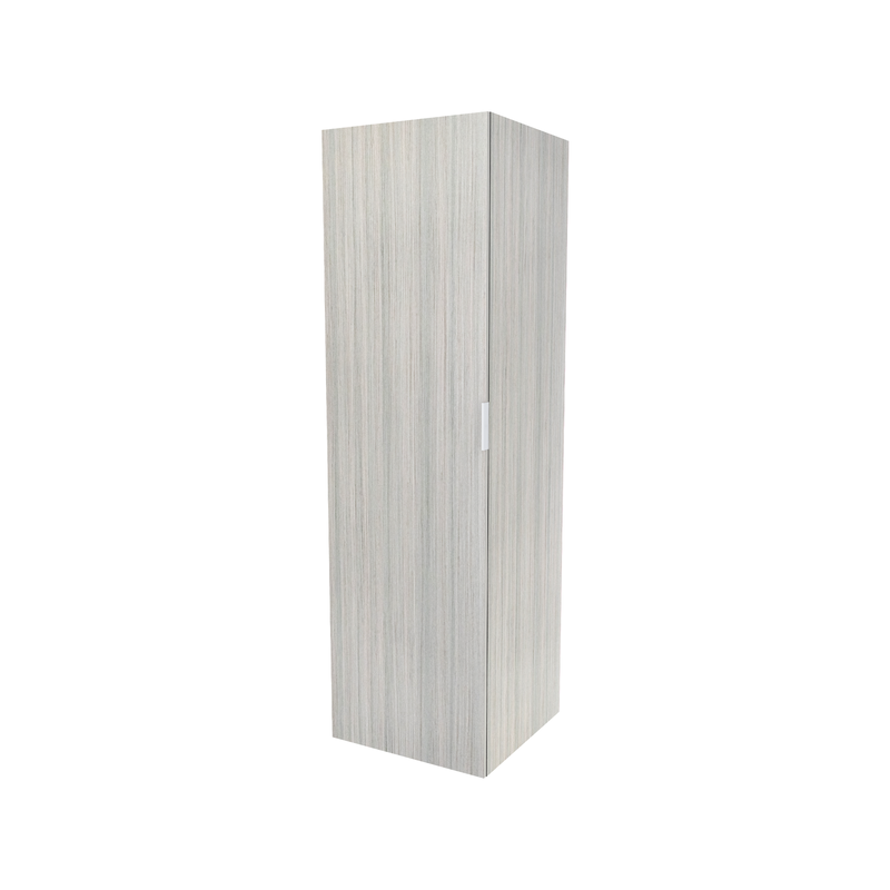 Lugna 2048 x 600 x 580mm Mist 3 Shelf 3 Drawers Left Hinged Door Storage Cabinet