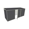 Build-a-Shed 1.5 x 4.5 x 2m Single Hinged Side Door Skillion Shed - Grey