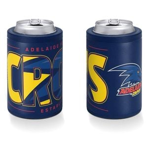 AFL Insulated Can Cooler - Adelaide Crows - Stubby Cooler - Twist Top Lid