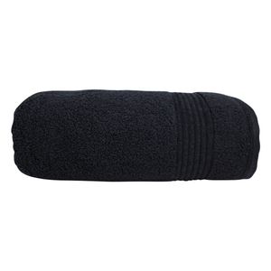 Bas Phillips Valencia Zero Twist Cotton Bath Sheet 80 X 160cm Black