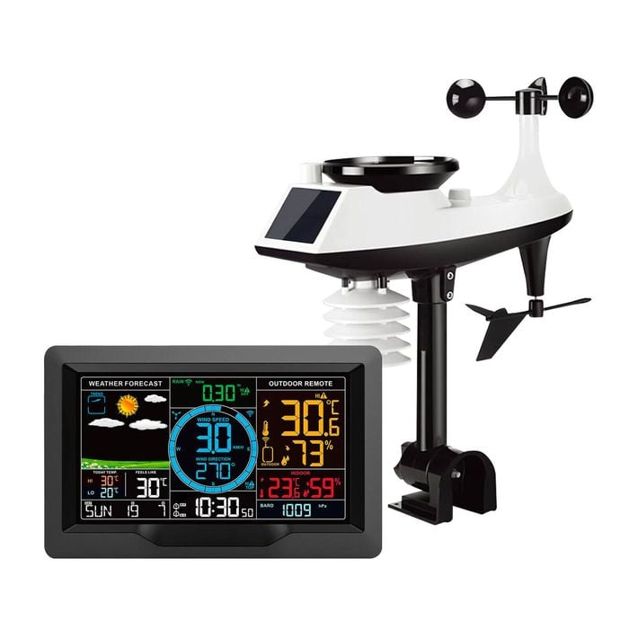 Gear360 Professional Weather Station Indoor Outdoor Home Forecast Sensor