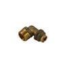 Brasshards 20MI x 15FL Brass Male Flared Compression Elbow LF