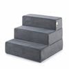 Zinus 3 Step Pet Stairs Ramp Ladder - Charcoal