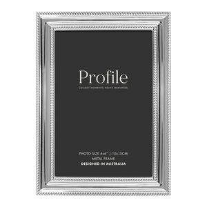 Profile - Valentine 4x6" Photo Frame - Silver