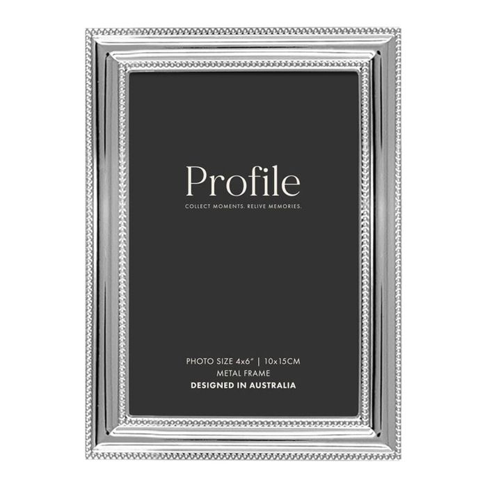 Profile - Valentine 4x6" Photo Frame - Silver