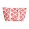 LVD Red/White Palm Tree Catalina Beach Essentials Tote Bag 55x15x30cm