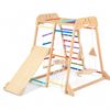 Ufurniture 9-in-1 Wooden Indoor Jungle Gym Kids Climbing Set Montessori Activity Centre Playset
